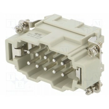 Разъем hdc "папа" TE Connectivity HE-010-MS