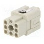 Разъем hdc "мама" TE Connectivity HQ-007-F (T2080072201-000)