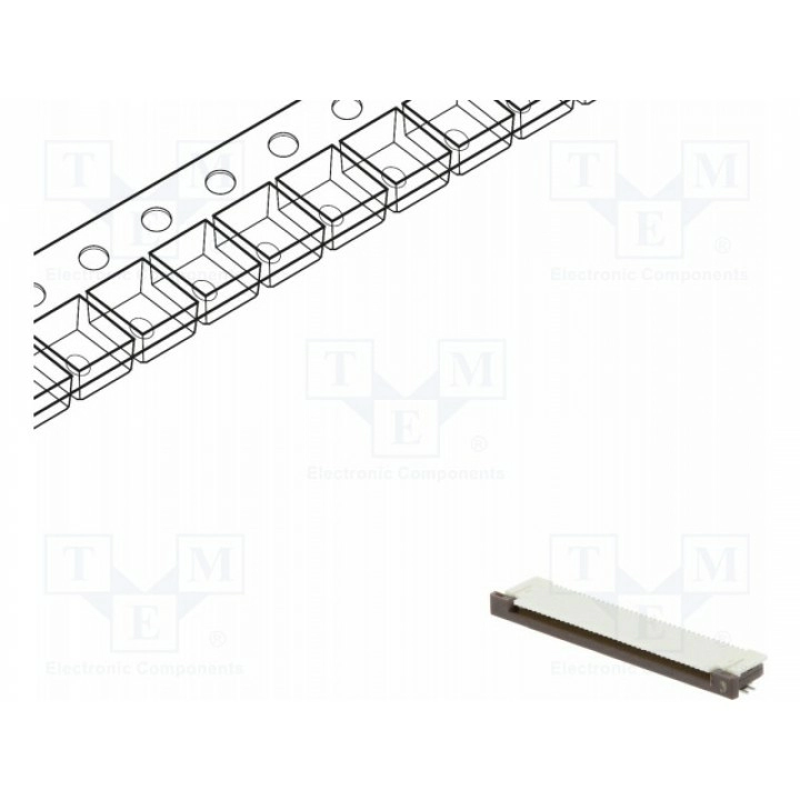 Разъем ffc (fpc) горизонтальный MOLEX 54104-4033 (MX-54104-4033)