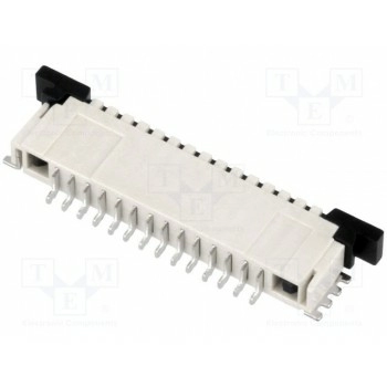 Разъем ffc (fpc) горизонтальный TE Connectivity 1-84953-4