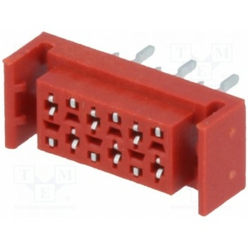Гнездо провод-плата AMPHENOL TMM-4-L-06-2