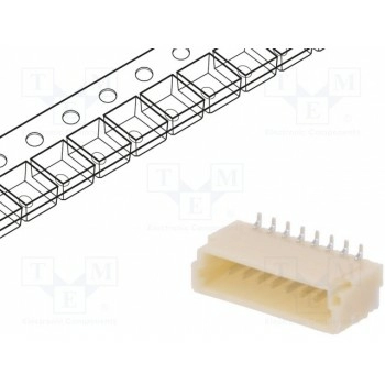Гнездо провод-плата JST BM08B-SRSS-TB