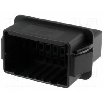 Вилка провод-провод JST J21DPM-16V-KX