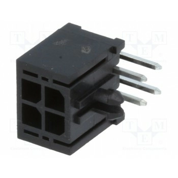 Гнездо провод-плата AMPHENOL MF30-DHP1-04