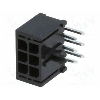 Гнездо провод-плата AMPHENOL MF30-DHP1-06