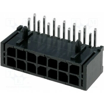 Гнездо провод-плата AMPHENOL MF30-DHP1-14
