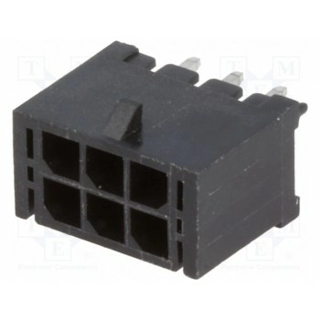 Гнездо провод-плата AMPHENOL MF30-DVP1-06