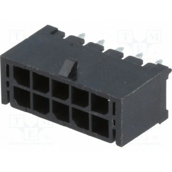 Гнездо провод-плата AMPHENOL MF30-DVP1-10
