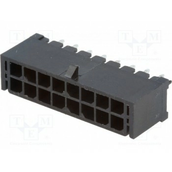 Гнездо провод-плата AMPHENOL MF30-DVP1-16