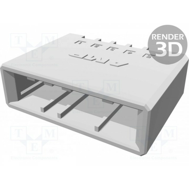 Гнездо провод-плата TE Connectivity 1-178315-5 (1-178315-5)