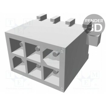 Гнездо провод-провод/плата TE Connectivity 1-770875-0