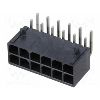 Гнездо провод-плата MOLEX 172064-0012