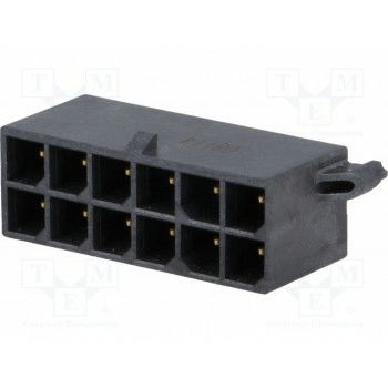 Гнездо провод-плата MOLEX 172065-0012