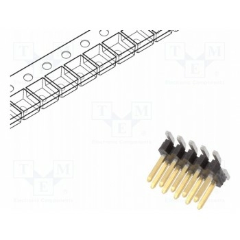 Штыревая планка штыревой AMPHENOL 20021121-00010C4LF