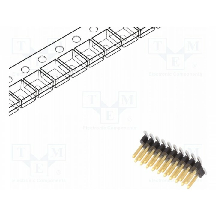 Штыревая планка штыревой AMPHENOL 20021121-00020C4LF (20021121-00020C4LF)