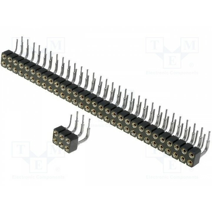 Гнездо штыревой CONNFLY DS1002-01-2*14R13 (DS1002-01-2X14R13)