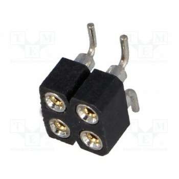 Гнездо штыревой CONNFLY DS1002-01-2*2S13