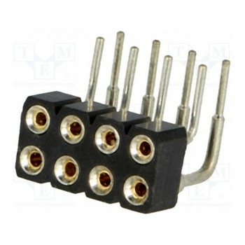 Гнездо штыревой CONNFLY DS1002-01-2*4R13