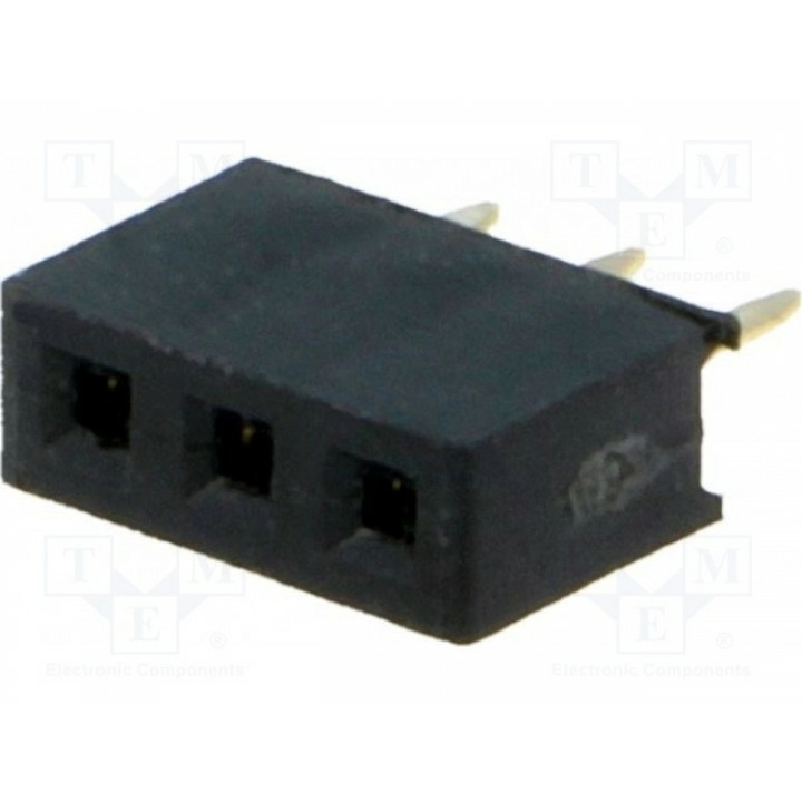 Гнездо штыревой CONNFLY DS1026-01-1*3S8BV (ZL265-3SG)