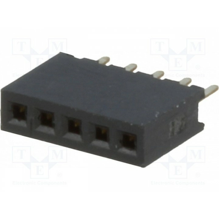 Гнездо штыревой CONNFLY DS1065-01-1*5S8BV (DS1065-01-1X5S8BV)