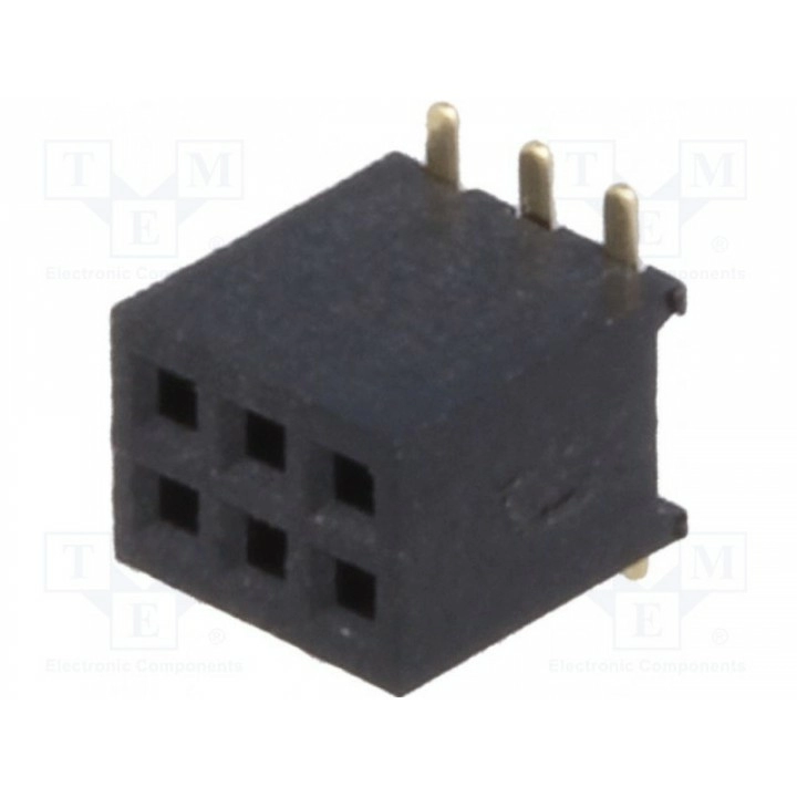 Гнездо штыревой CONNFLY DS1065-05-2*3S8BS (DS1065-05-2X3S8BS)