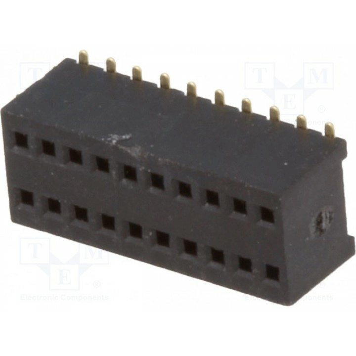 Гнездо штыревой CONNFLY DS1065-10-2*10S8BS (DS1065-10-2X10S8BS)