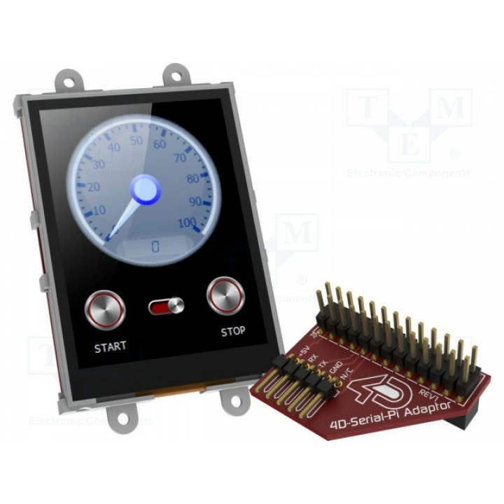 Дисплей tft 2, 8" 4D Systems ULCD-28PTU-PI (ULCD-28PTU-PI)