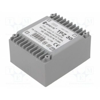 Трансформатор сетевой 30ВА 115ВAC BREVE TUFVASSONS TPZ30-2X18V