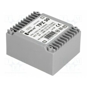 Трансформатор сетевой 30ВА 115ВAC BREVE TUFVASSONS TPZ30-2X9V