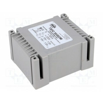Трансформатор залитый 30ВА 230ВAC 15В INDEL TSPZ30-2X15V