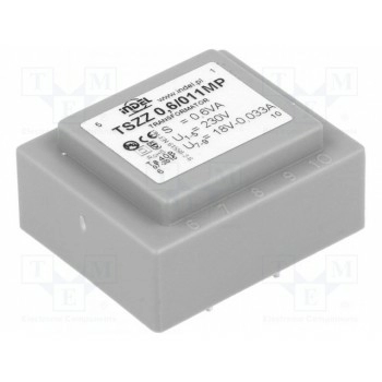 Трансформатор залитый 06ВА INDEL TSZZ0.5-18V