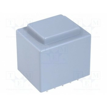 Трансформатор залитый 25ВА 230ВAC 6В 6В INDEL TSZZ2.5-2X6V