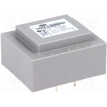 Трансформатор залитый 25ВА 230ВAC INDEL TSZZ2.5-9V