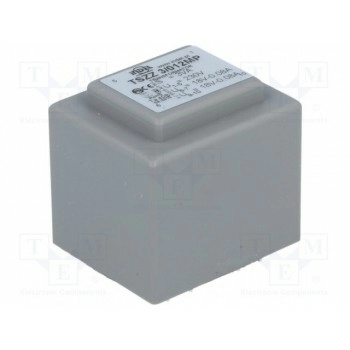 Трансформатор залитый 3ВА 230ВAC 18В INDEL TSZZ2.8-2X18V