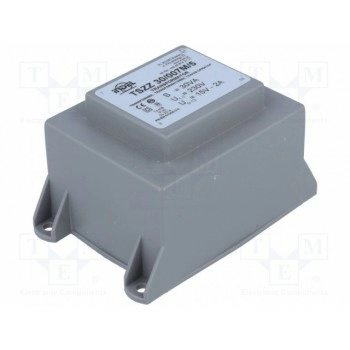 Трансформатор залитый 30ВА 230ВAC INDEL TSZZ25-15V