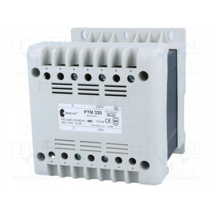 Трансформатор сетевой 320ВА 230ВAC BREVE TUFVASSONS PTM32023024V (PTM320-230-24V)