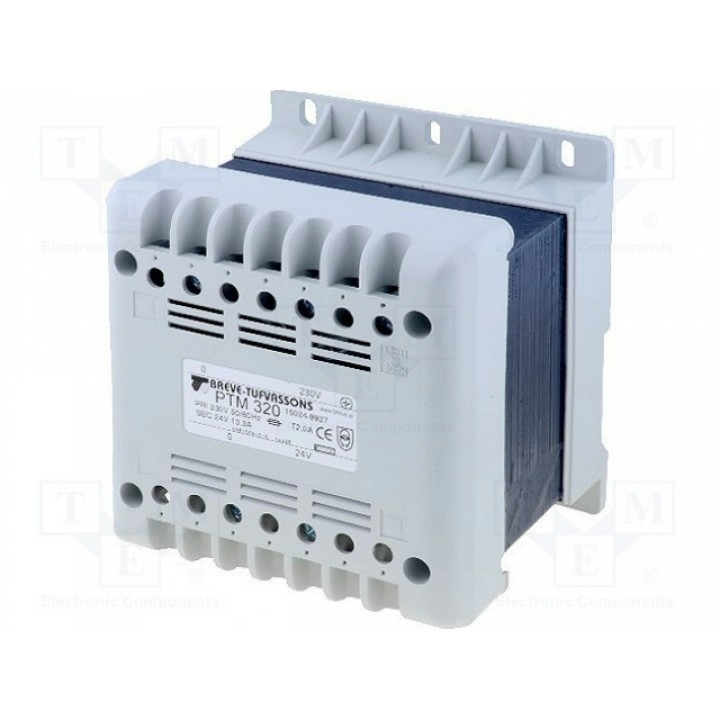 Трансформатор сетевой 320ВА BREVE TUFVASSONS PTM320400230V (PTM320-400-230V)