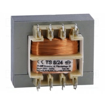 Трансформатор сетевой 8ВА 230ВAC INDEL TS8-24