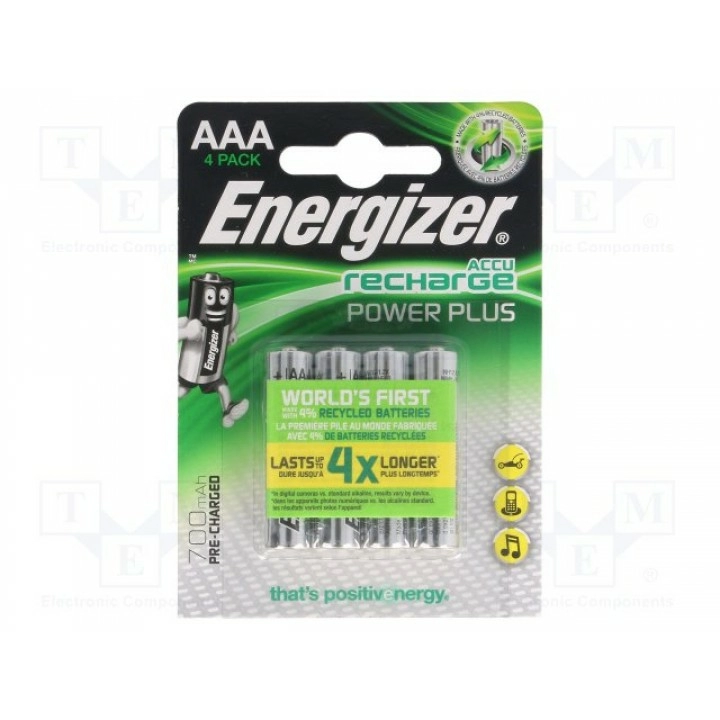 NiMh аккумулятор ENERGIZER ACCU-R3700-EG-B4()