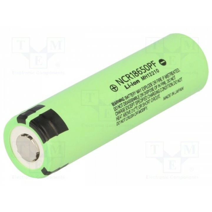 Li-Ion аккумулятор PANASONIC NCR18650PF(NCR18650PF 3,60V 2,90AH)