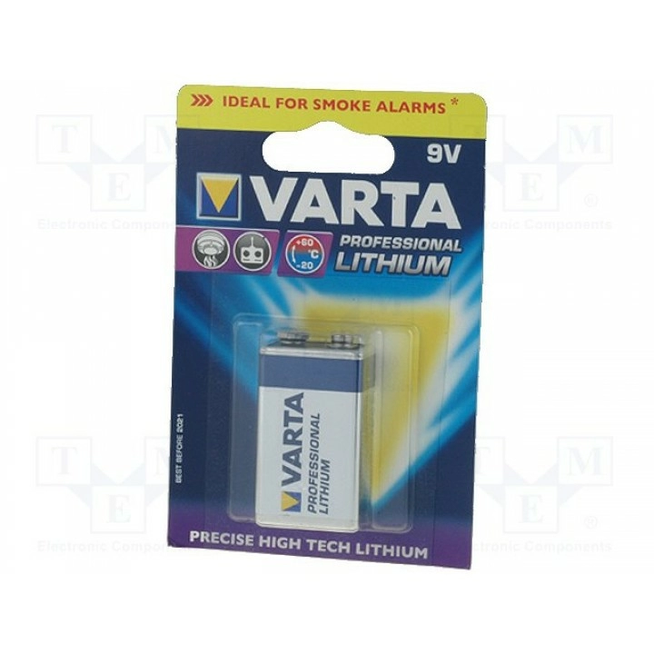 Литиевая батарея VARTA BAT-6F22V()