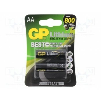Литиевые батарейки GP BAT-FR6-GPBL2 