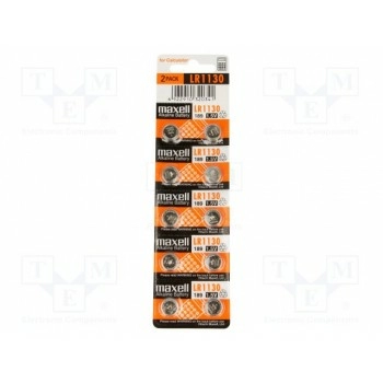 Батарея щелочная MAXELL BAT-LR1130MX-B10 