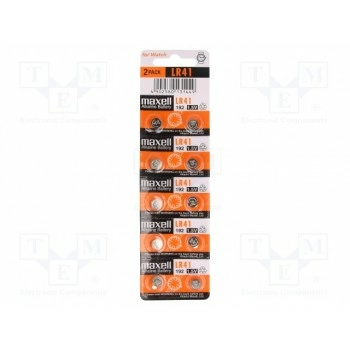 Батарея щелочная MAXELL BAT-LR41MX-B10 