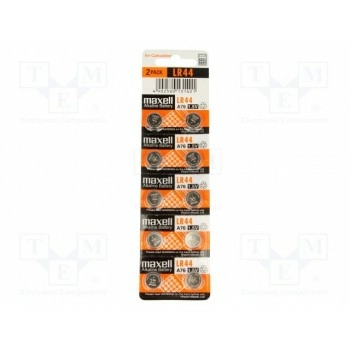Батарея щелочная MAXELL BAT-LR44MX-B10 