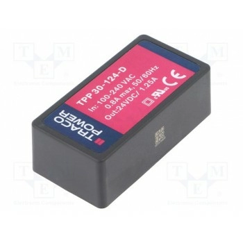 Преобразователь переменного напряжения AC/DC TRACO POWER TPP30-124-D 