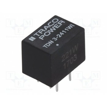 Преобразователь напряжения DC/DC TRACO POWER TDN3-2411WI 