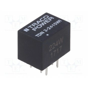 Преобразователь напряжения DC/DC TRACO POWER TDN3-2415WI 