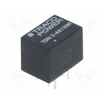 Преобразователь напряжения DC/DC TRACO POWER TDN3-4812WI 