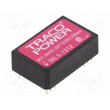 Преобразователь напряжения DC/DC TRACO POWER TEL3-1212 